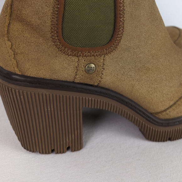 CATERPILLAR Meg Chunky Suede Ankle Boots - Picture 4 of 8